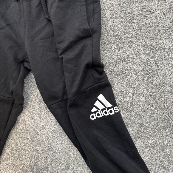Adidas Pants Mens Small Fleece Athletic Jogger Drawstring Waist 26x28.5 - Picture 7 of 15